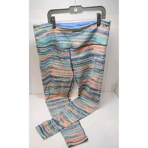 Knockout Victoria Sport Women Muliticolor Athletic Compression Leggings Size Lg